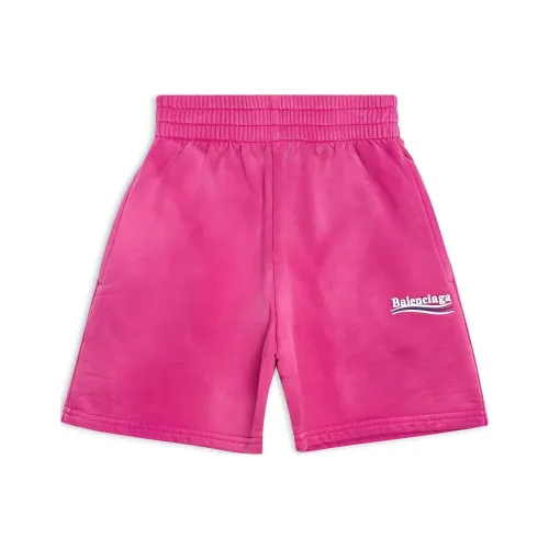 Balenciaga FW22 Шорты Обычный крой Детский Персиково-розовый