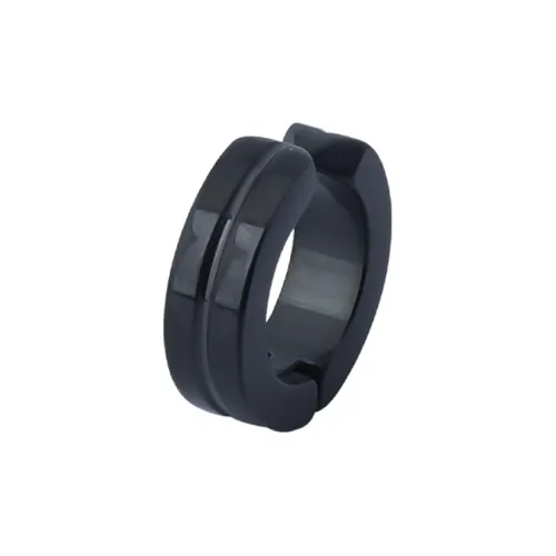 QIANFANGDAHUANGYE Титановая сталь Нижняя заколка Серьги On Мужской