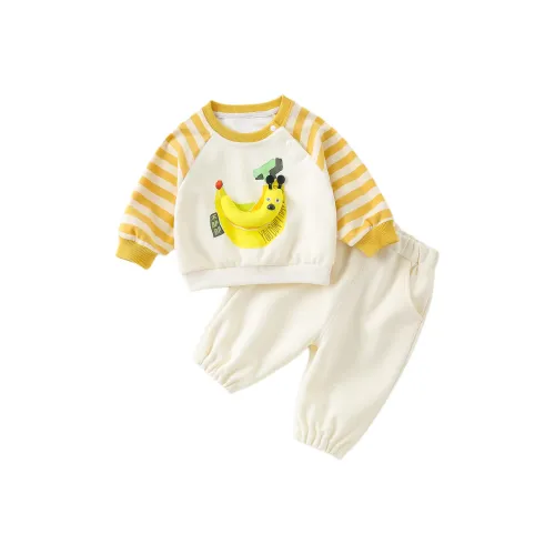 XiaoJinBu Повседневная спортивная одежда Желтый Infant и Toddler