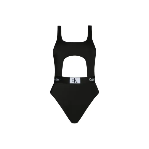 CALVIN KLEIN Ван-Пис Купальник Европейская версия Женские Черный