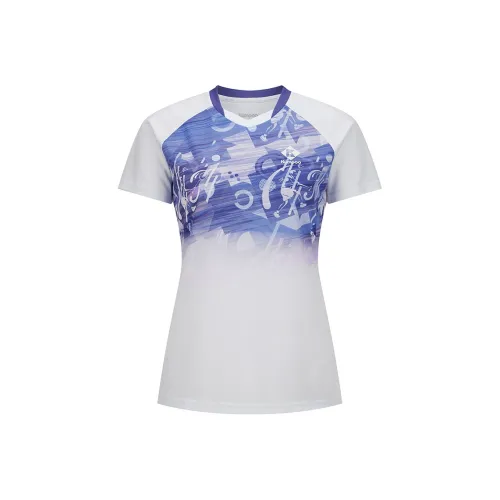 KUMPOO Бадминтон Джерси Женские Белые