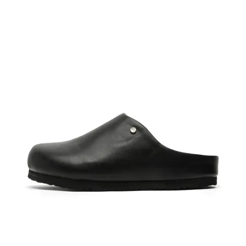 WEISHIBANGWEI Резина Подошва Домашние Тапочки Унисекс Черные