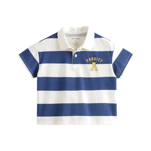MARC JANIE Поло Темно-синий Синий Полосы Детское