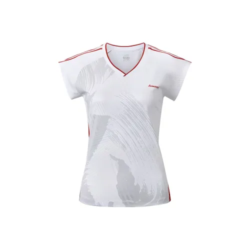 Кавасаки Feitian Series Бадминтон Джерси Женские Вермильон