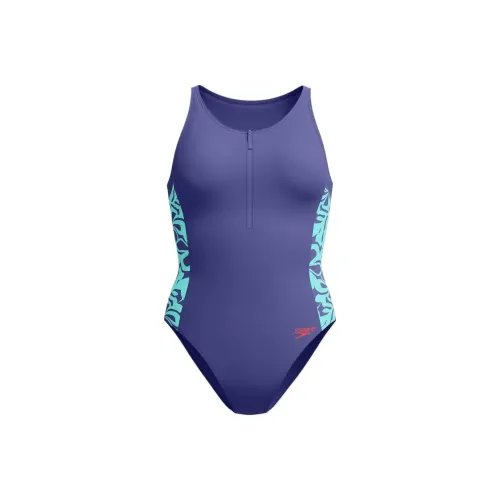 Speedo Панель Hydrasuit One-piece Купальник Женские Фиолетовый