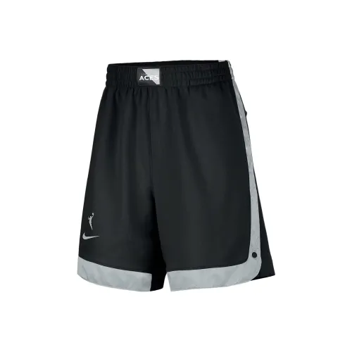 nike Las Vegas AcesWNBA Баскетбольные шорты Женские Черный Матовый серебристый