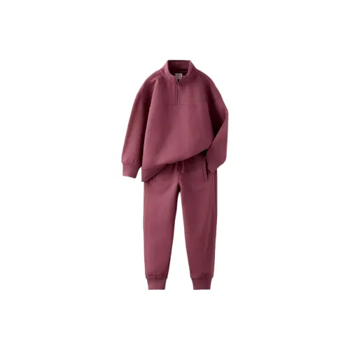 ZARA FW23 Повседневная Спортивная Одежда Детская Светло-Розовая Красная