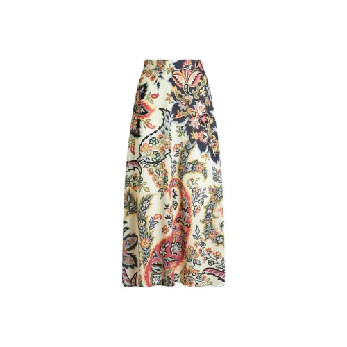 ETRO Белая Женская Повседневная Длинная Юбка