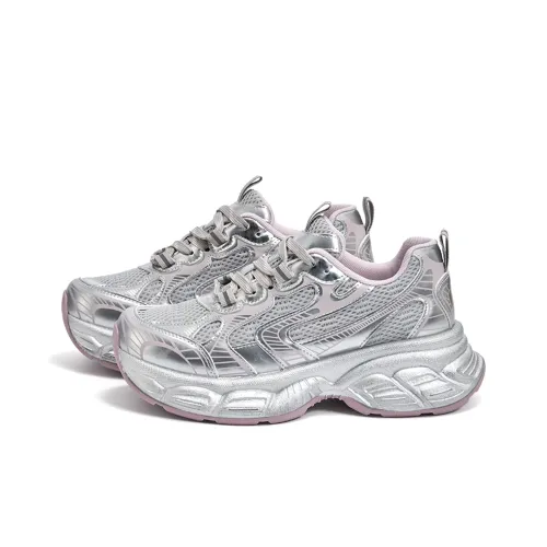 BURCOME Платформа Обувь Anti Slip и Износостойкая увеличивающая высоту Низкий Топ Телесный Подошва Женская