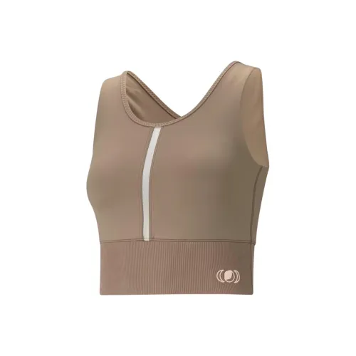 PUMA Exhale Тренировки CROP TOP Спортивные жилеты Женские Коричневый