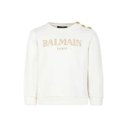 BALMAIN Толстовка SS24 Белый Детский