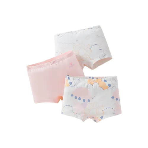 YeeHoO Кожа friendly COTTON series 3 шт Смешанный цвет Kids Трусы