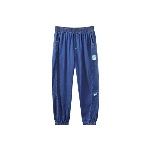 TABE Тонкие джинсы из денима, темно-синие, школьного возраста