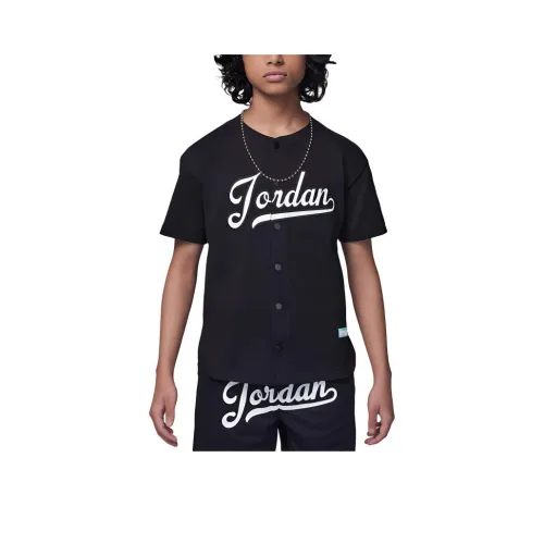 Джордан Письмо Детский топ Лето Черный