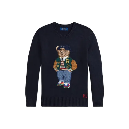 Polo Ralph Lauren Свитер SS24 Темно-синий Детский