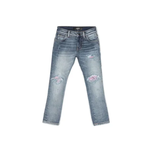 AMIRI Джинсы Детская одежда FW23 Синий Малыш