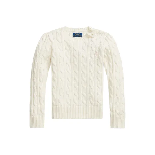 Polo Ralph Lauren Свитер Теплый Белый Детский
