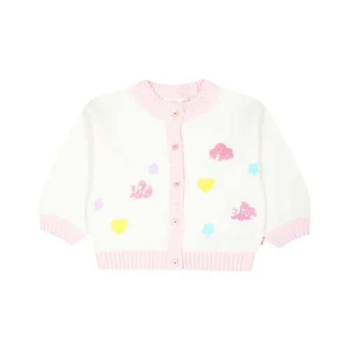 Billieblush Белый Детский Свитер