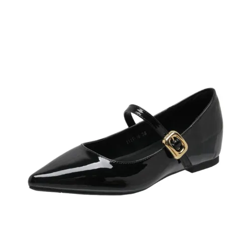 City Camel Квадратный каблук Туфли Мэри Джейн Женские