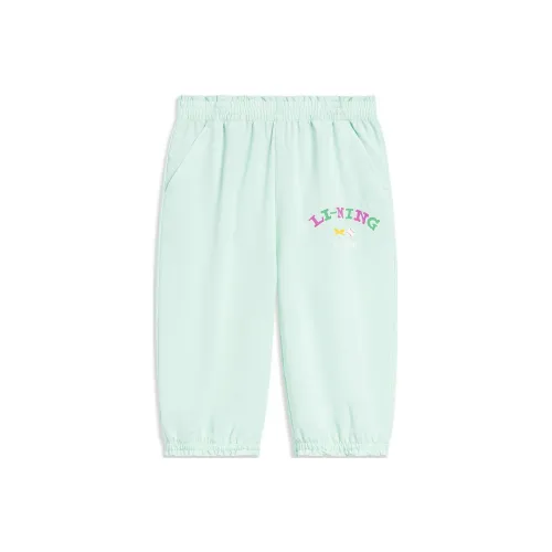 LINING YOUNG Спортивная серия Шорты Детские Мягкие Аква-синий