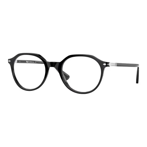 PERSOL Пластик Круглые Оправы для очков Унисекс Черный