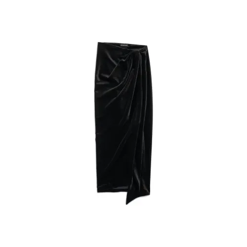 Balenciaga Повседневная длинная юбка обычный крой женский черный