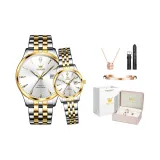 Стальной ремешок, белый циферблат (коробка, ограниченная серия)