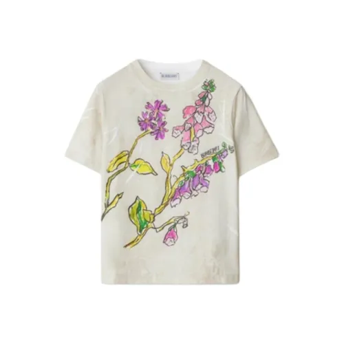 Burberry T-рубашка SS24 Калико для малышей