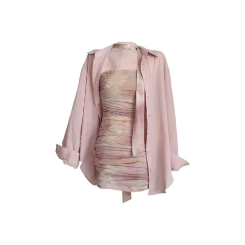 Icicofficial Комплект с юбкой Женские Розовый