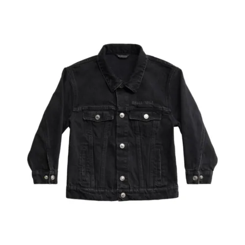 Balenciaga Denim Jacket FW23 Черный Детский