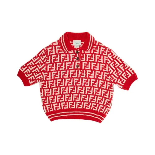 FENDI Красный Kids Свитеры
