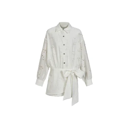 MO VOICE Комплект с юбкой Женская Белая