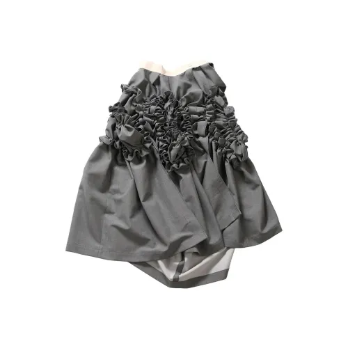 COMME DES GARCONS SHIRT Серый Женские Повседневные длинные юбки