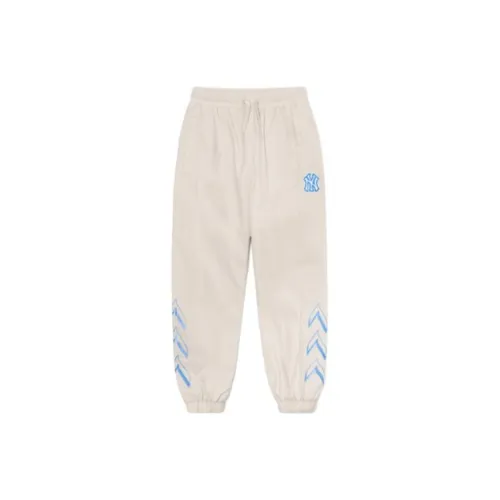 Детские MLB Вязаные Тренировочные Штаны Бежевые