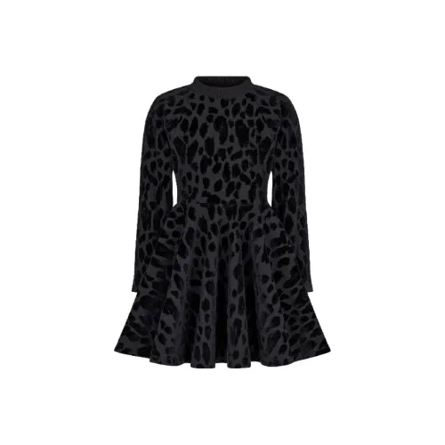 DIOR Черные Платья для Детей
