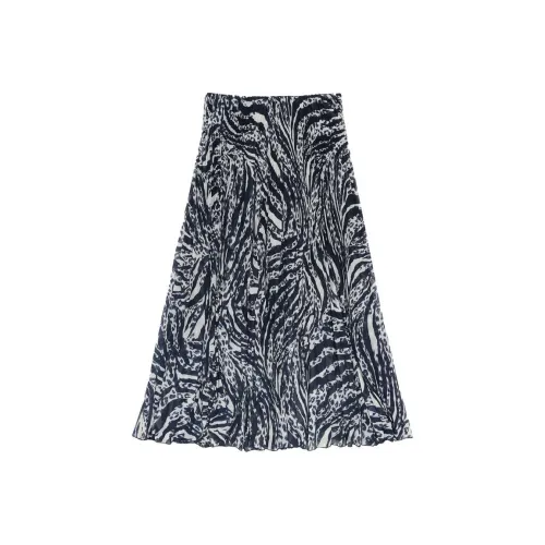 Bimba Y Lola SS24 Повседневная длинная юбка женская черная