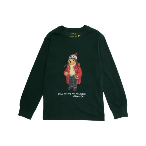 Polo Ralph Lauren T-рубашка темно-зеленая детская