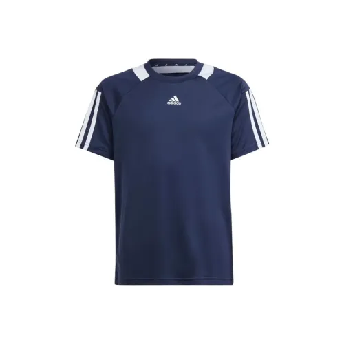 Adidas AEROREADY T-Shirt SERENO Ink Blue Teenagers