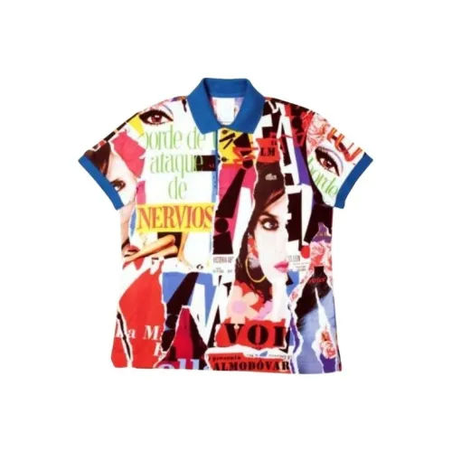 Lacoste x Visionaire Поло Унисекс Красный Синий