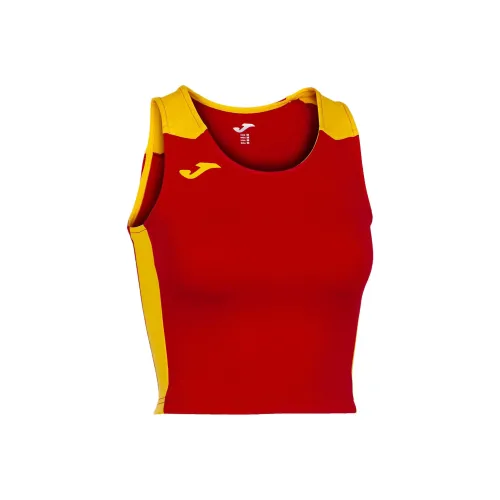 Joma Red Женские Спортивные Майки Без Рукавов
