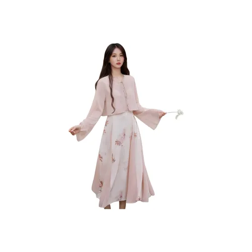 EIDOLON GRAIN Комплект с юбкой Женские Розовый