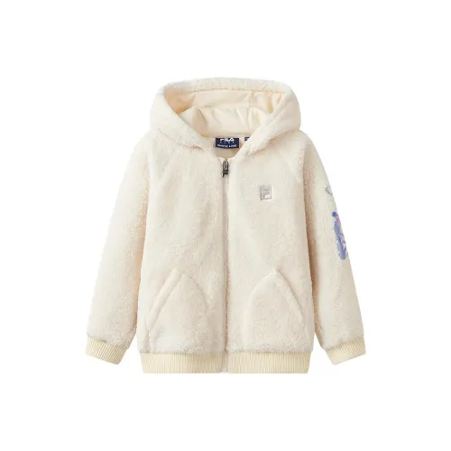 FILA KIDS Бархатная куртка для детской одежды Maltоза Белый Детский