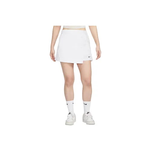 Nike Sportswear ESSENTIAL Повседневные короткие юбки Женские 100 Белый Черный