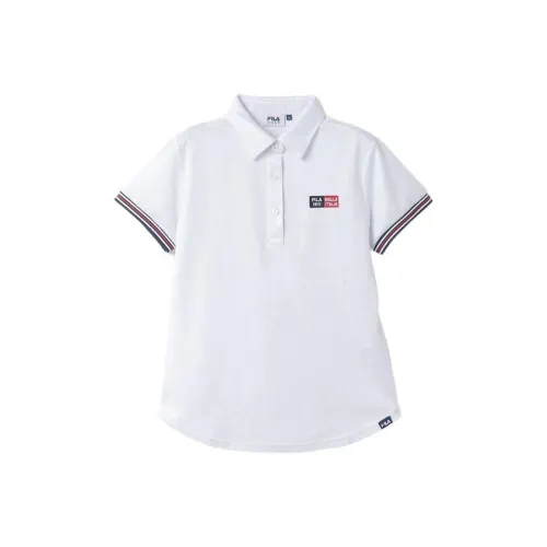 FILA Golf Series Белая Женская Одежда для Гольфа
