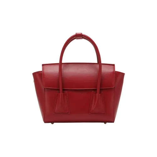 PAYOT Microfiber Synthetic Leather Bag Women's Burgundy