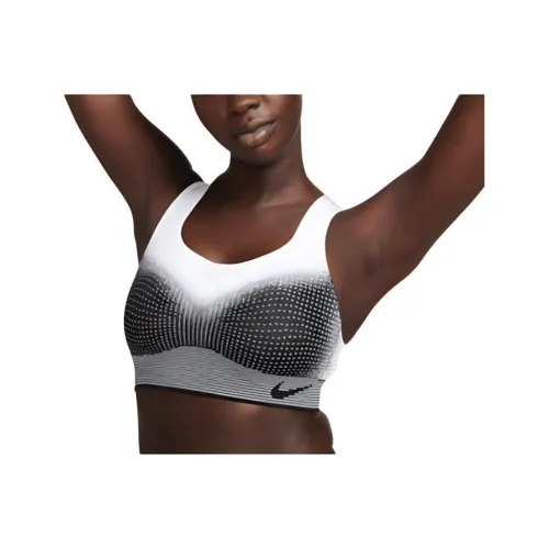 Nike Swoosh Flyknit Спортивное белье Женское Черный Белый Ярко-красный