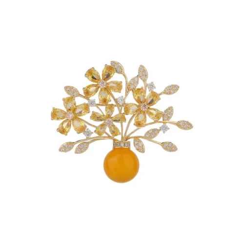 Yamaichi Maru Экологичные Медные Броши Женские