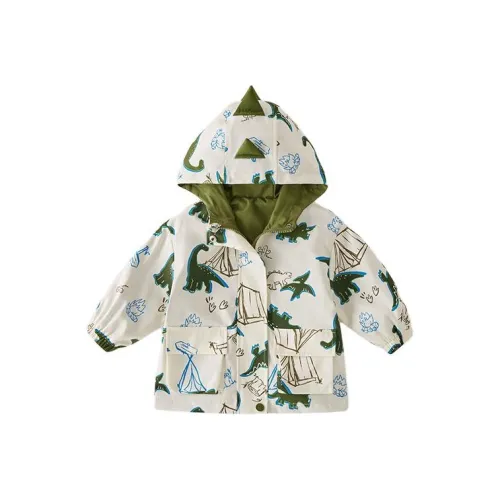 JELLYBABY Тренчкот SS24 Зеленый Детский