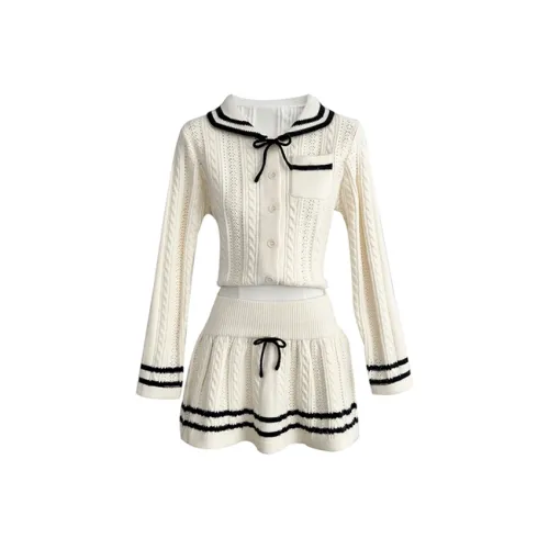 SYEEE WITH U Комплект с юбкой Женская Белая