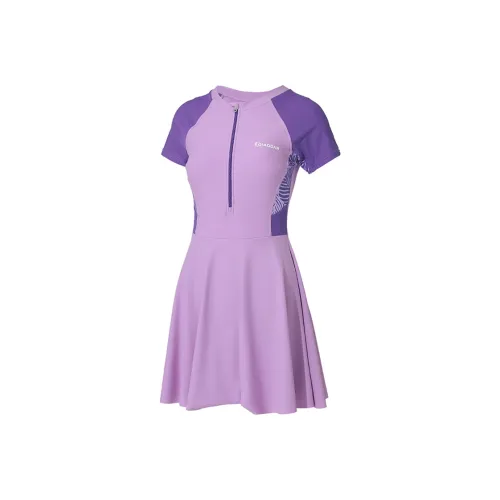 QIAODAN Пурпурно-розовый Женские Ван-Пис Купальники